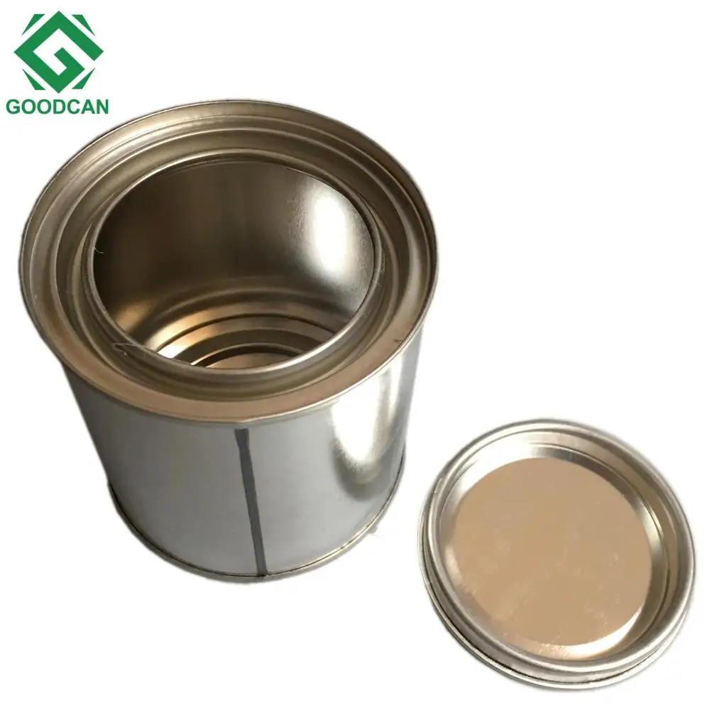 New styles can be customized 1 quart paint empty tin cans round anti-rust