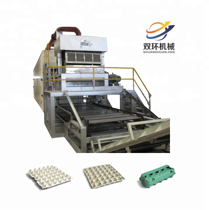 Automatic alveoles eggs trays egg box thermoforming machine