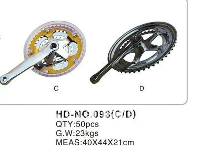 bicycle crank /alloy bicycle crank/chainwheel for bicycle