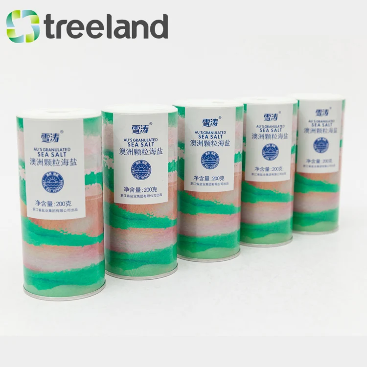 Salt Cans Spice Packaging Paper Tube Condiment Canister