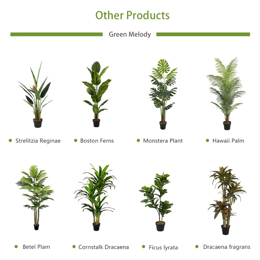 Not need to clean Eco-Friendly home potted plants artificial Dracaena Fragrans Tree