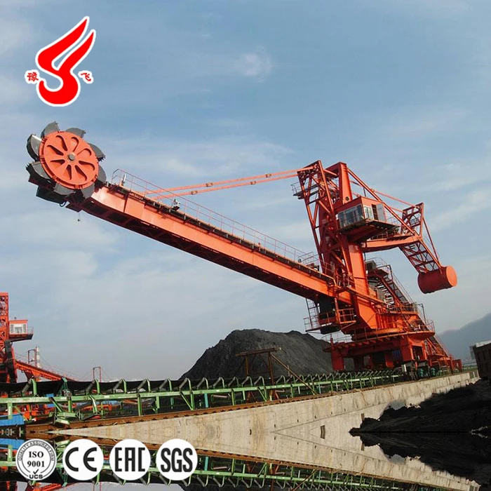 DQL2500/3000 bucket wheel stacker reclaimer for sandy soil coal cement sulfur sand grain