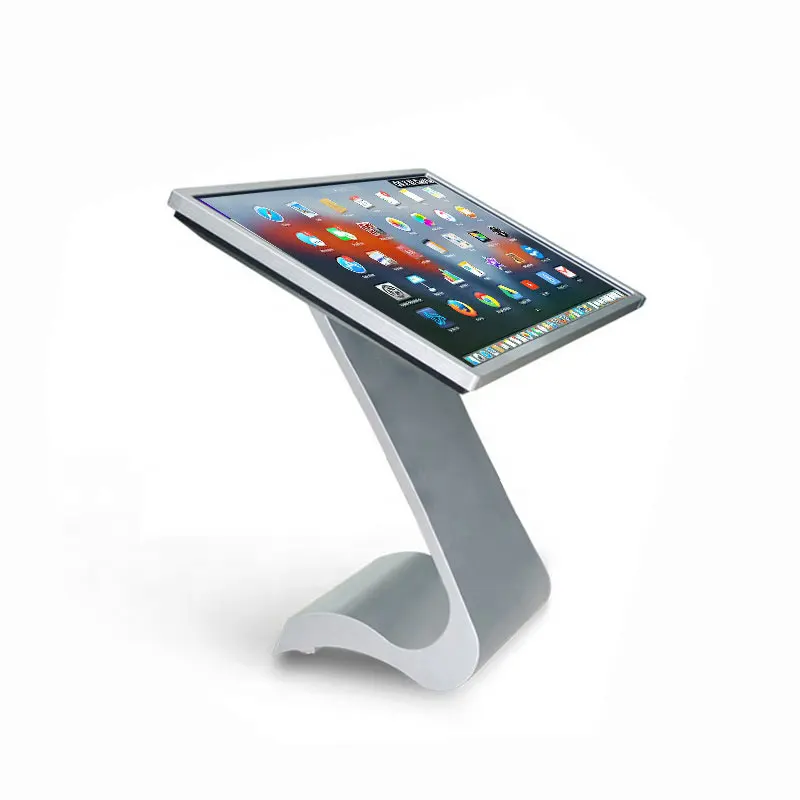 43 inch Free standing LCD display touch screen interactive kiosk pc all in one information player