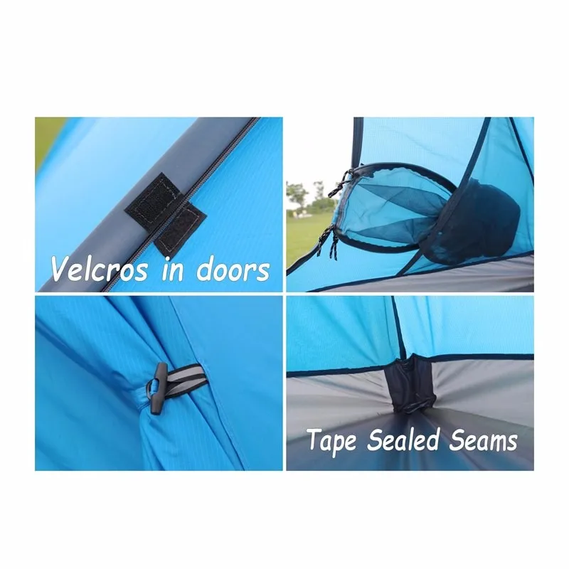 Outdoor Adventure Hiking Waterproof Ultralight 3 Men Tents