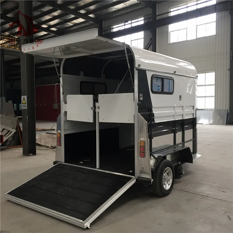 
2HSL-D chinese imported australian standards 2 horse trailer 