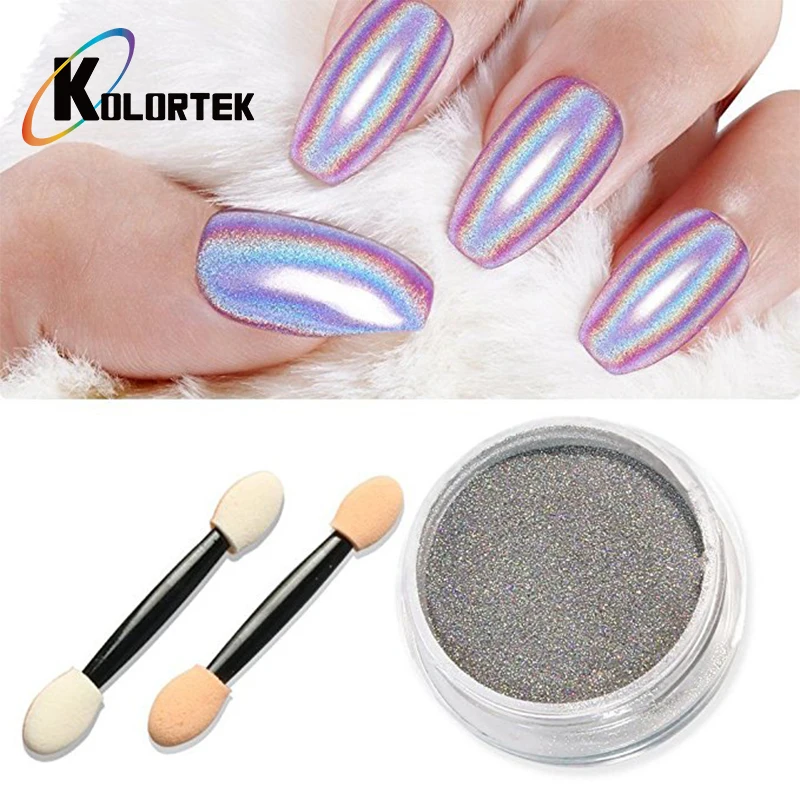 High Quality Nail Art 3d Hologram Holographic Nail Powder