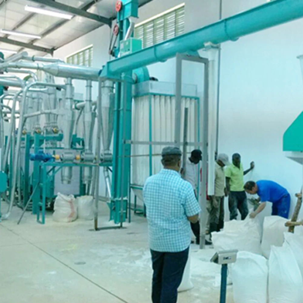 Автоматический 30t на 24h кукурузный фрезерный станок в найроби кения