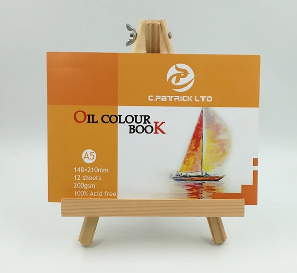 Best Selling Oil colour drawing pad with 200gsm paper