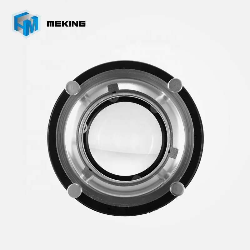 Conical Photography Studio Strobe Flash Light Snoot Reflector With Color Filters Effect Card