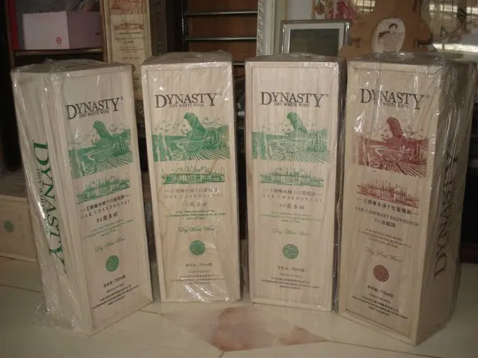 cheap wooden wine box