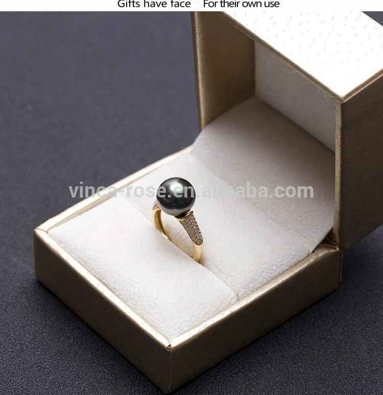 black pearl ring 14k gold jewelry wholesale