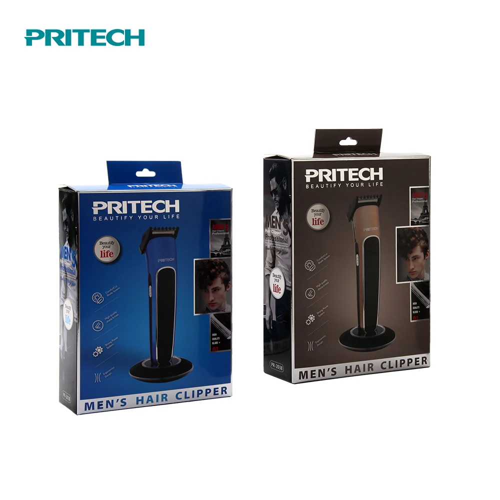 PRITECH CE Certification Cordless Men Hair Clipper Trimmer