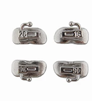 
Factory Orthodontic Buccal Tubes CE Dental Materials Orthodontic 1st Molar Sandblasted Base Buccal Tubes 