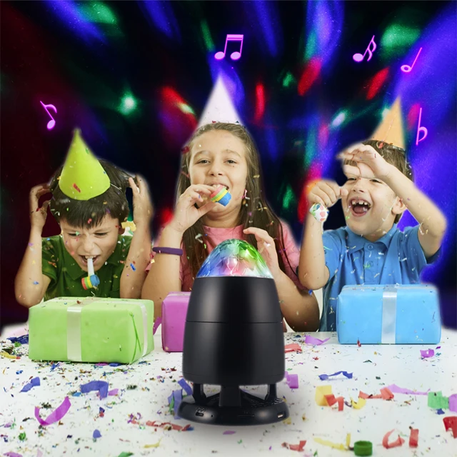 Disco Ball Lights Party Lights Bluetooth Speaker USB Powered Disco Strobe Lights Birthday Gift for Kids