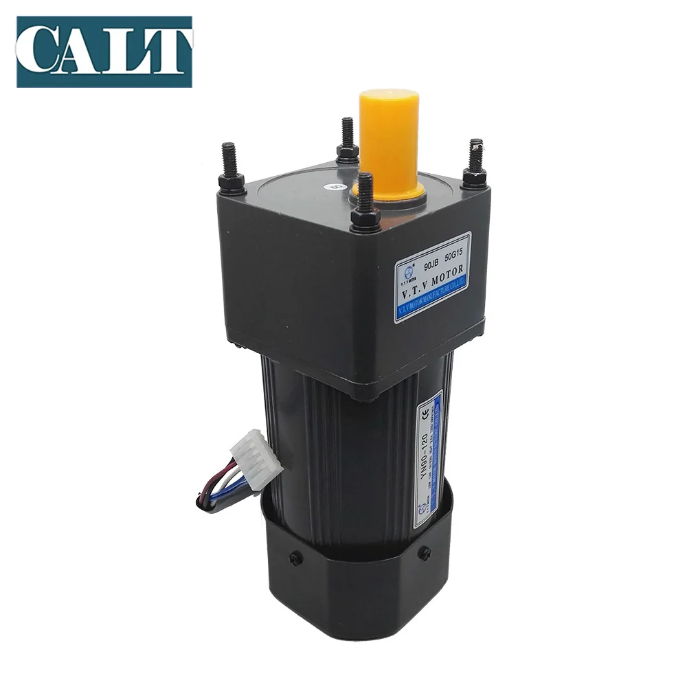 220V 90mm Frame 120W AC Gear Motor YN90-120/90JB60G15 Single Phase Speed Control