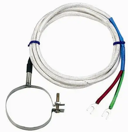 Thermocouple manufactures in china K type Pipe Clamp thermocouple & hose clamp thermocouple With Compensating Cable