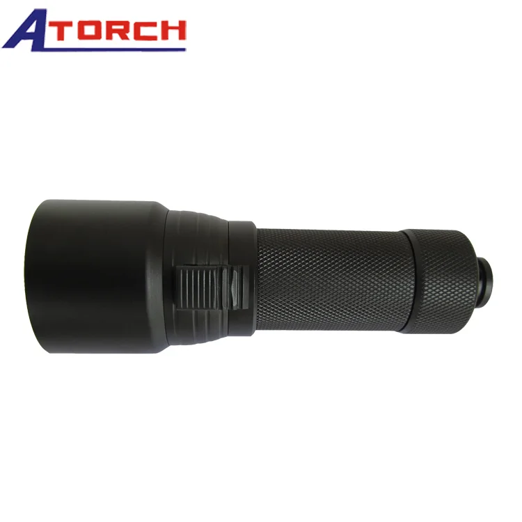 120220lumen usb torch underwaterflashlight for hunting Atorch diving torch
