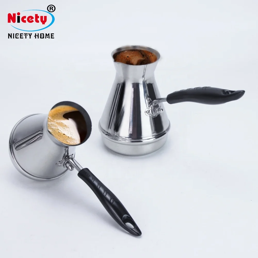 Gravy Butter Melting Sauce Warming Pot Turkish Coffee Pot Stainless Steel Metal Sustainable HANDGRIP Coffee & Tea Tools Normal