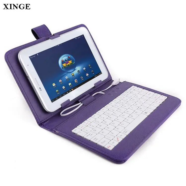 
Wholesale Micro 6,7,8,9 Inch Universal Pu Leather Keyboard Tablet Case  (60752053123)