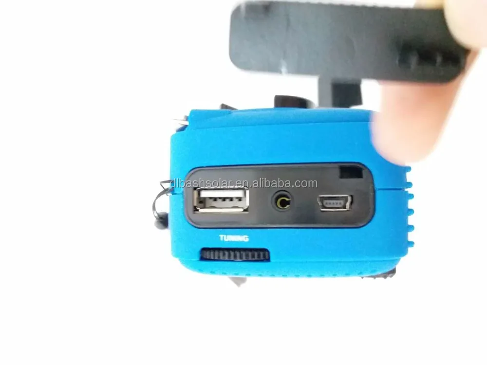 China manufacture green and blue color SW1/SW2 Solar powered world receiving WB NOAA Radio