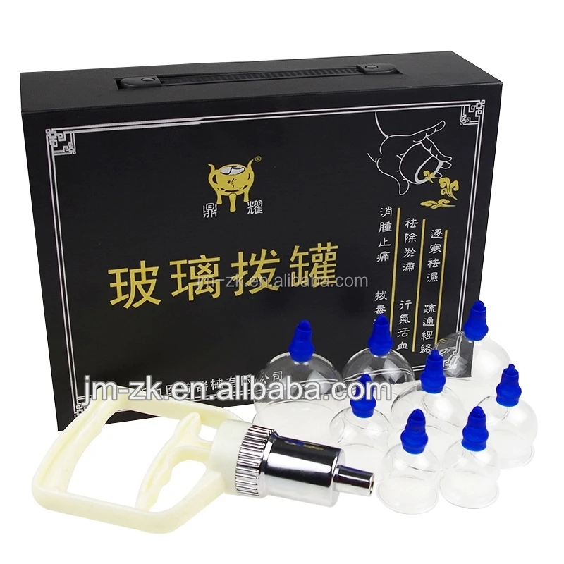 High quality chinese medicine glass cupping jar