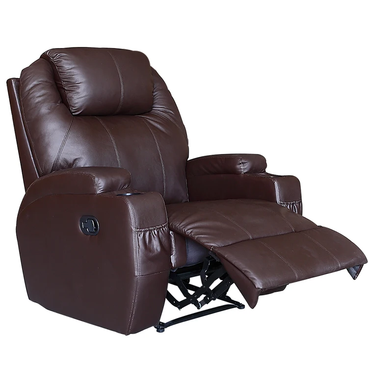 Full Grain Leather Electric Electronic French Recliner Single Power Germany Motion One Seater Auto Chair Sofa Reclining