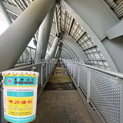 Хорошая работоспособность Хлорированный Полиэтилен высокой антикоррозионной отделка для стальных конструкций