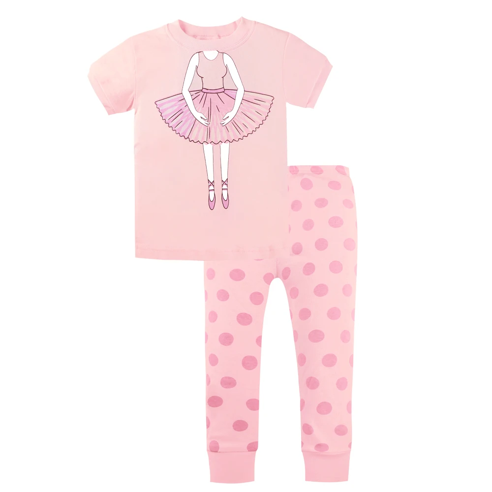 High Quality Hot Selling Custom New Cheap Baby Cotton Night Sleepwear Suit Suits Kids Pajamas The unicorn