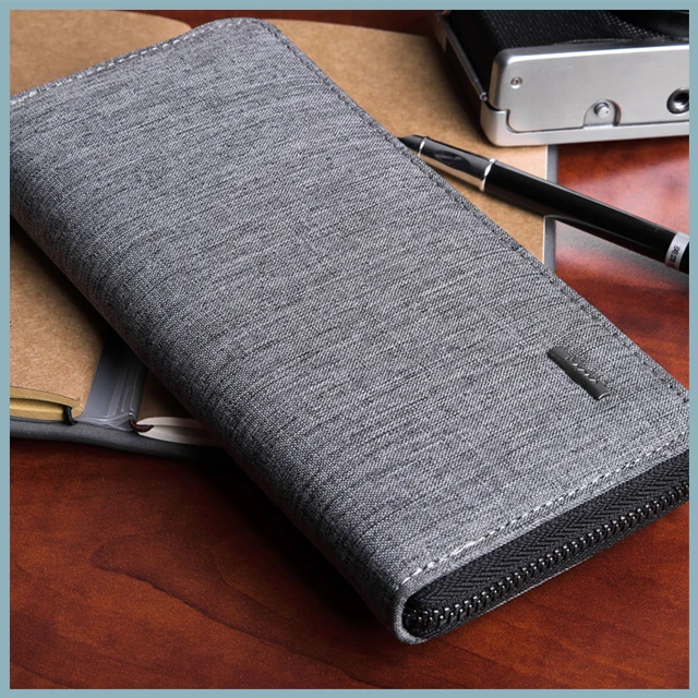 2019 factory promotion new design small daily gift hand men wallet bag