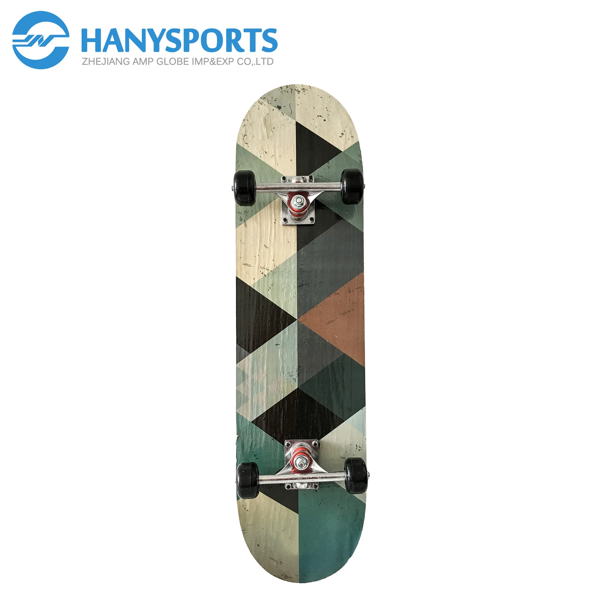 
The wholesale custom wooden skateboard Flat 28