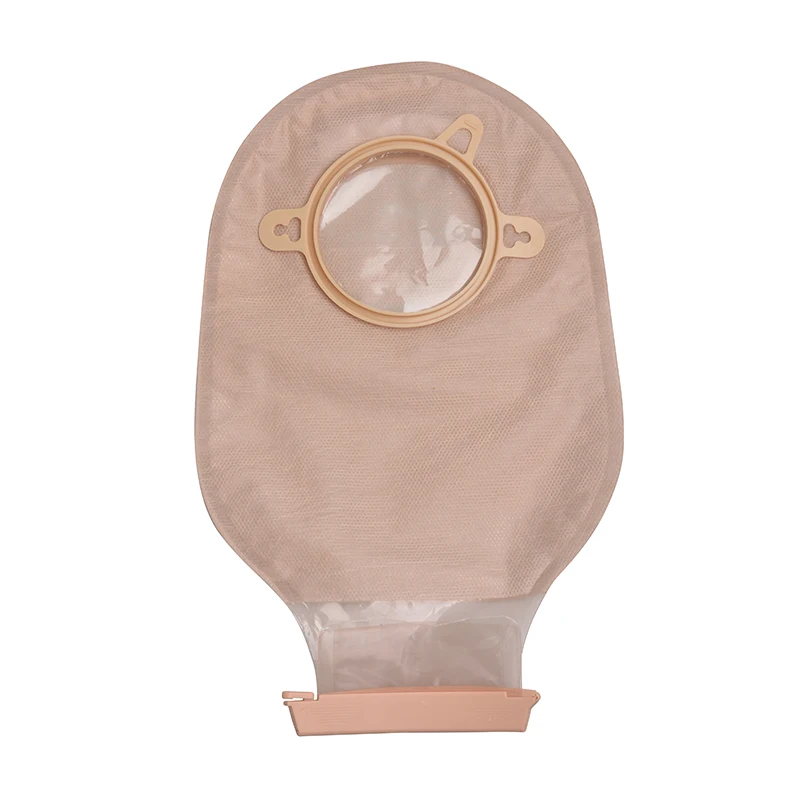 Non Woven Material Two Piece Clamp Drainable Pouch Colostomy bag Machine