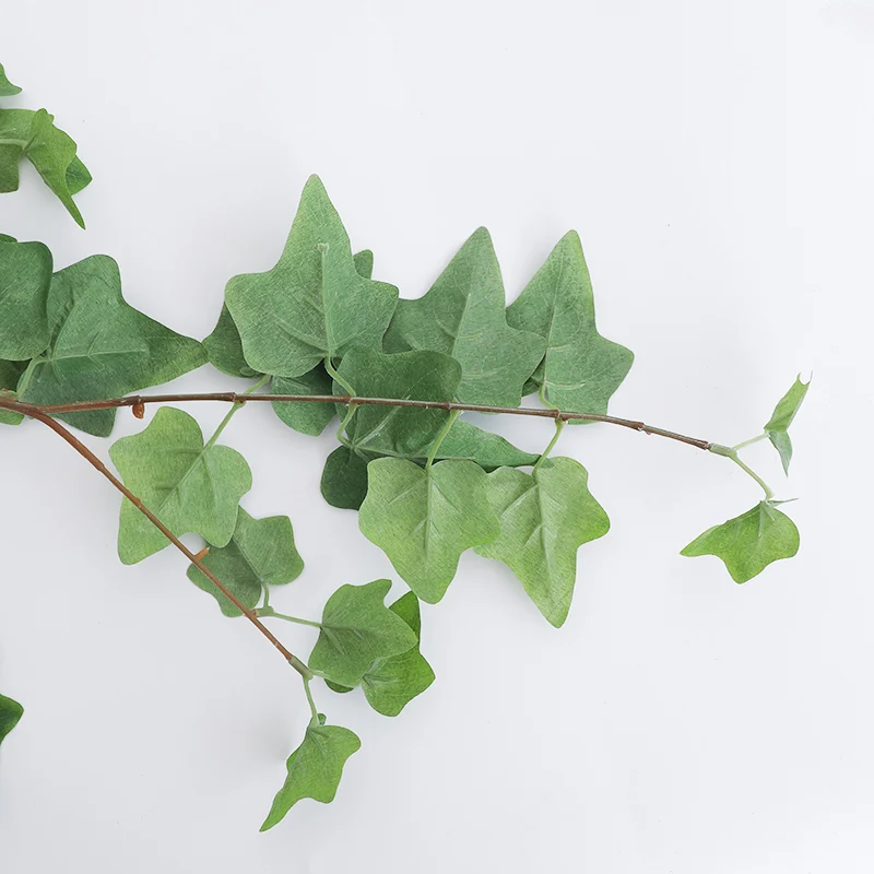ZERO High Quality Silk Green Artificial Hanging Leaves Vine Leaves Artificial Ivy Leaf for Home Garden Decoration
