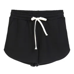 Custom logo blank plain gym women fitness girls sports shorts