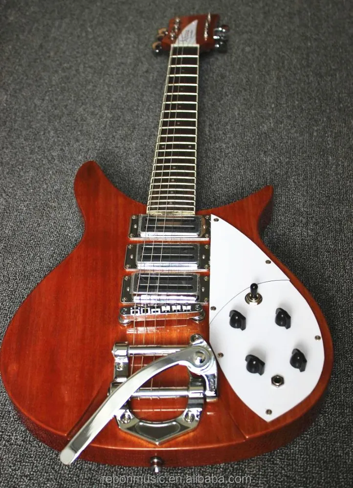Weifang Rebon 6 String tremolo ricken 325 Electric Guitar/electrica Guitarra with floyd rose bridge