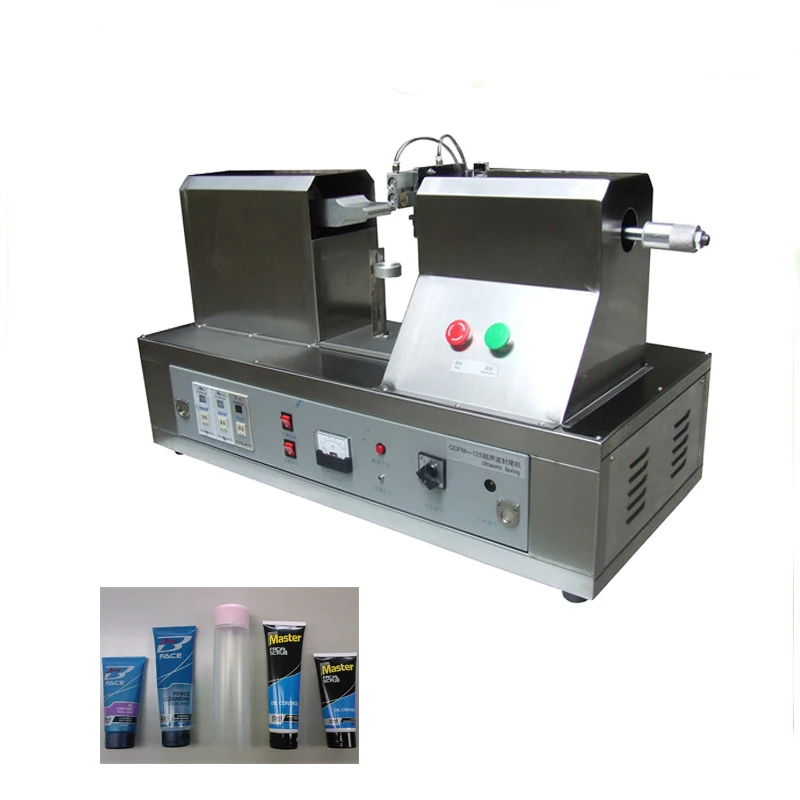 Cosmetic Soft Tube Sealing Machine Tail End Sealing Forming Closing Machine For Chemical,Tooth Paste ,Lotion Tube Sealer