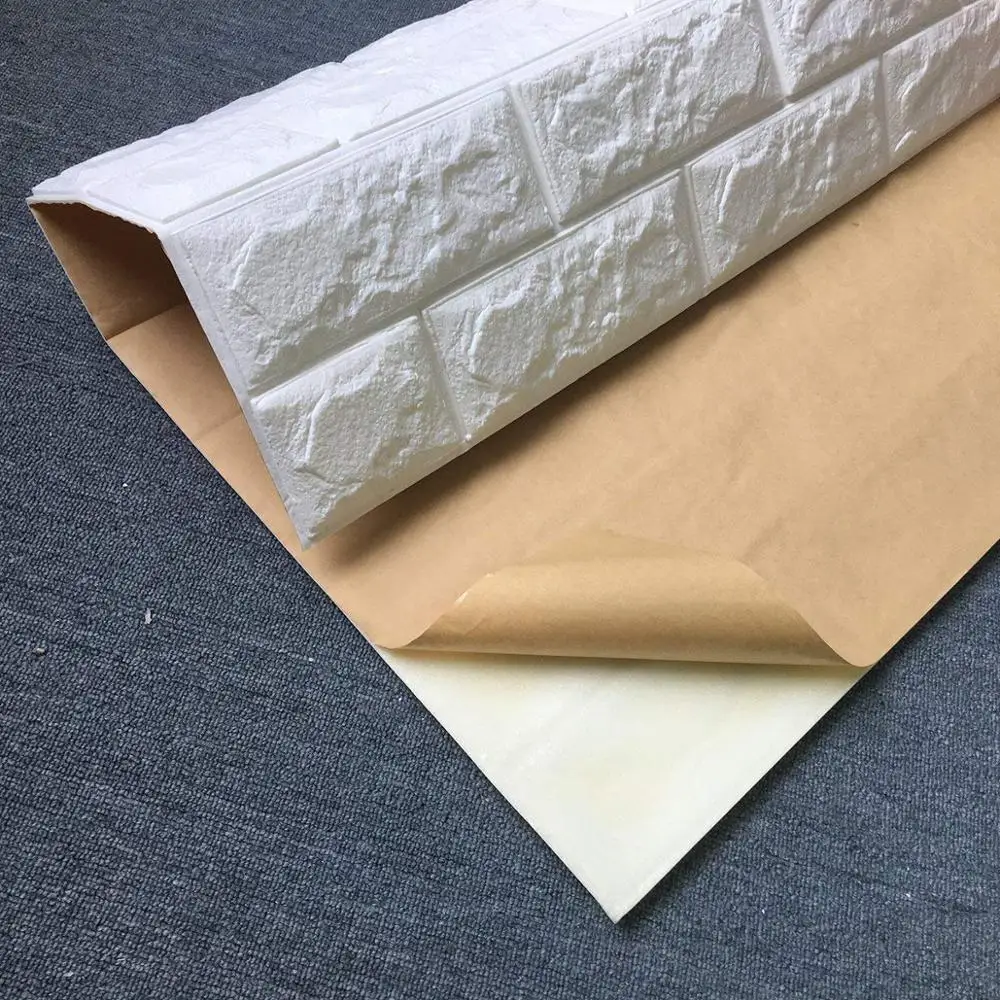 YIYAO 3D FOME PE  Wall Tile Easy Self-Adhesive Design Wall Paper Wall Tile Stickers