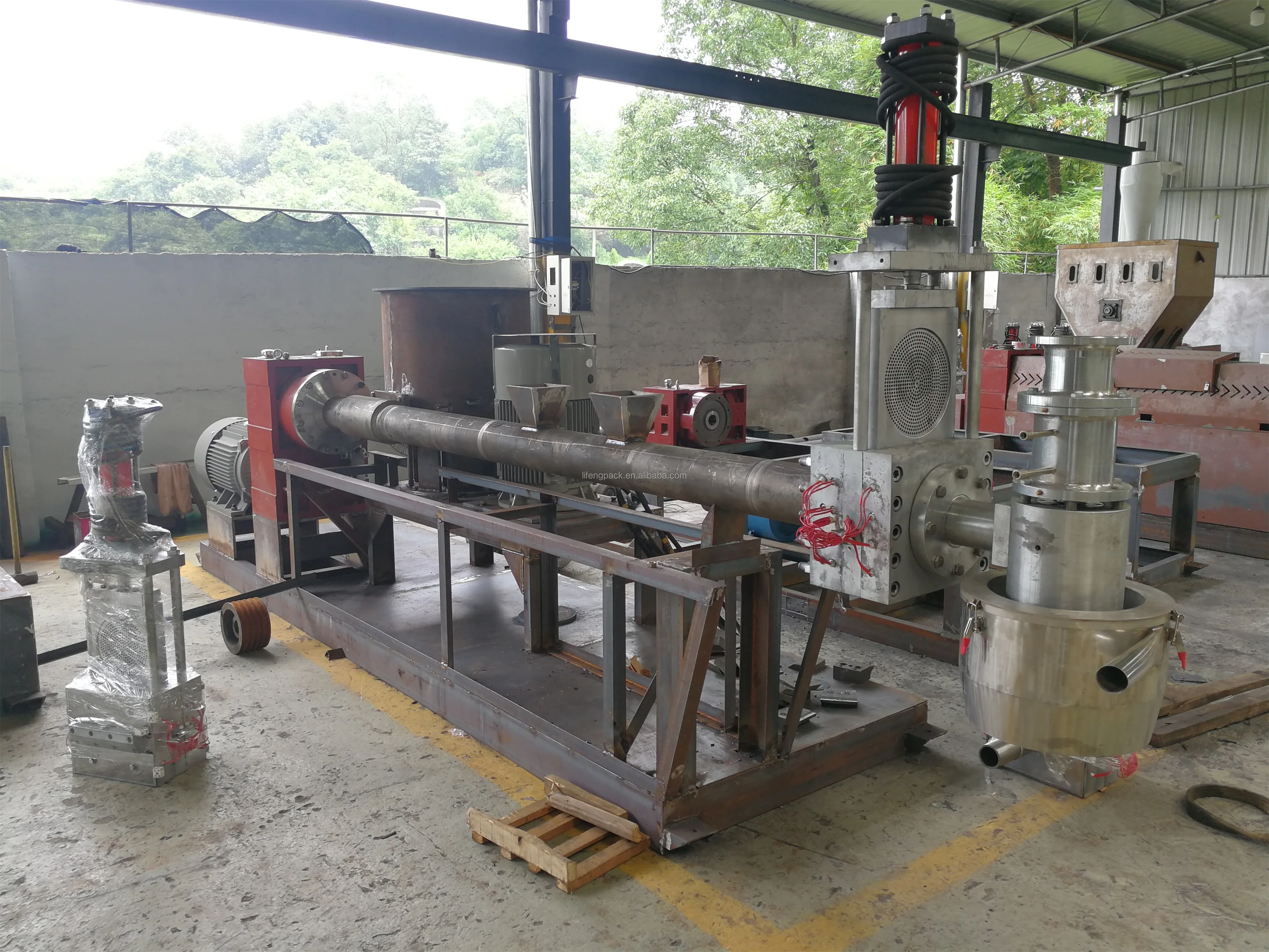 
ZL-C One Screw PP PE ABS Die Face Cutting Waste Plastic Film Recycling Granulation Pelletizing Washing Lines Machine Price 