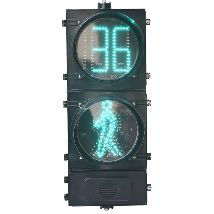 Acoustic Device Traffic Light For Disabled People, Dynamic Pedestrian  Light With Countdown Timer
