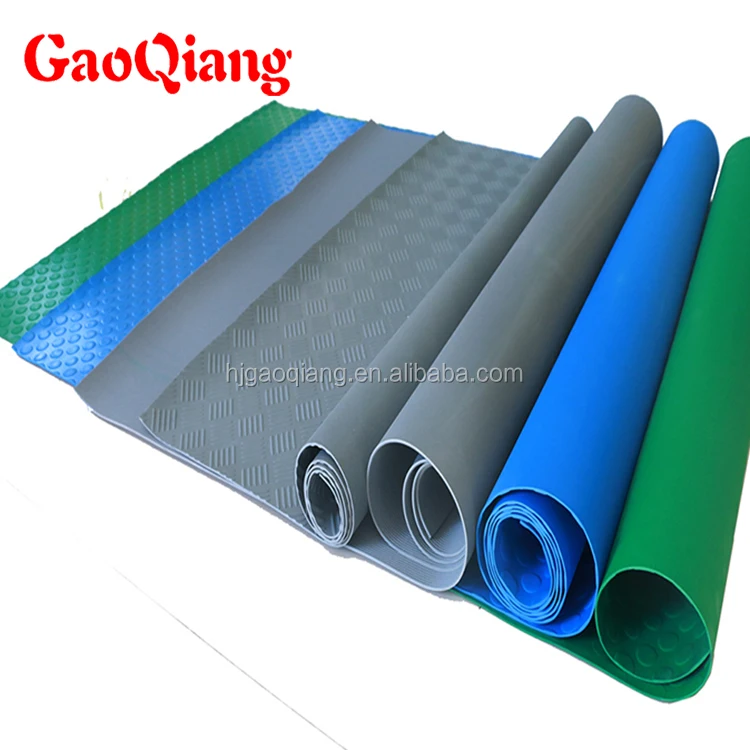 Anti Slip Cheap sbr nbr epdm ribbied outdoor rubber matting roll