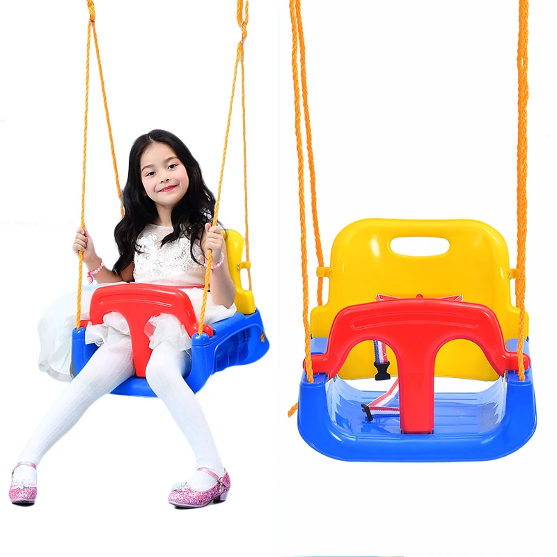 indoor/outdoor 4 in 1 multifunction plastic toys hanging baby swing infant swing seat for sale