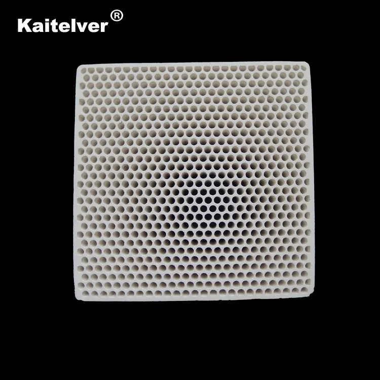 Various sizes straight hole ceramic honeycomb filter slice for aluminum & iron molten filtration