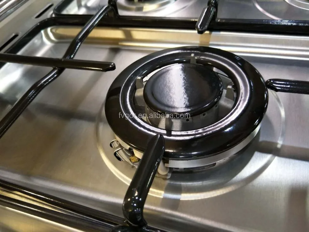 
white spray coating gas cooking kitchen range cooker with OVEN 