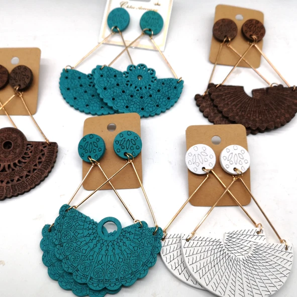 2019 Newest Drop Wooden Earrings