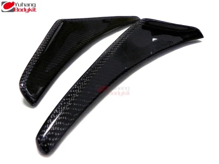 For 2002-2005 Fairlady Z33 350Z Nismo Version 2 Style  Carbon Fiber Front Bumper Canard