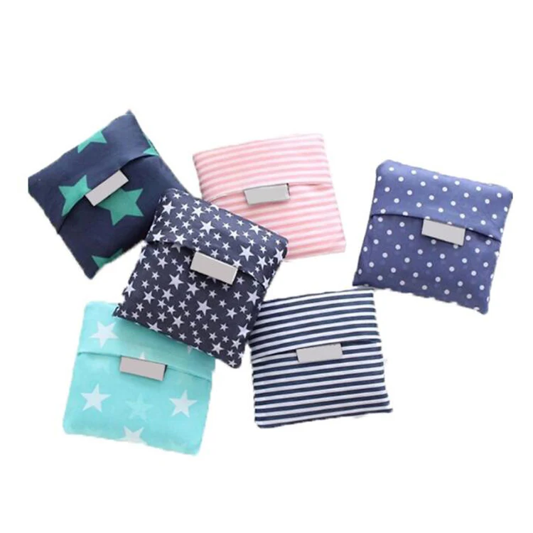 Terrific Value Friendly Reusable Polyester Foldable Shopping Bag With Pouch