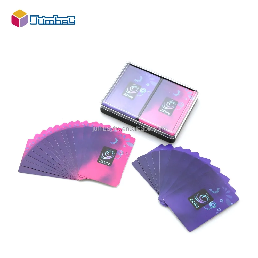Professional personal customization Zain double deck plastic playing card