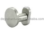 Fancy designer small door knob stainless steel door fixed knob