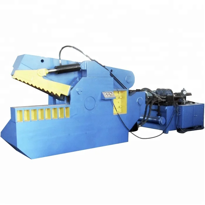 Q43-315 Hydraulic Alligator Shears Scrap Steel Tube Rubber tyre cutting machine