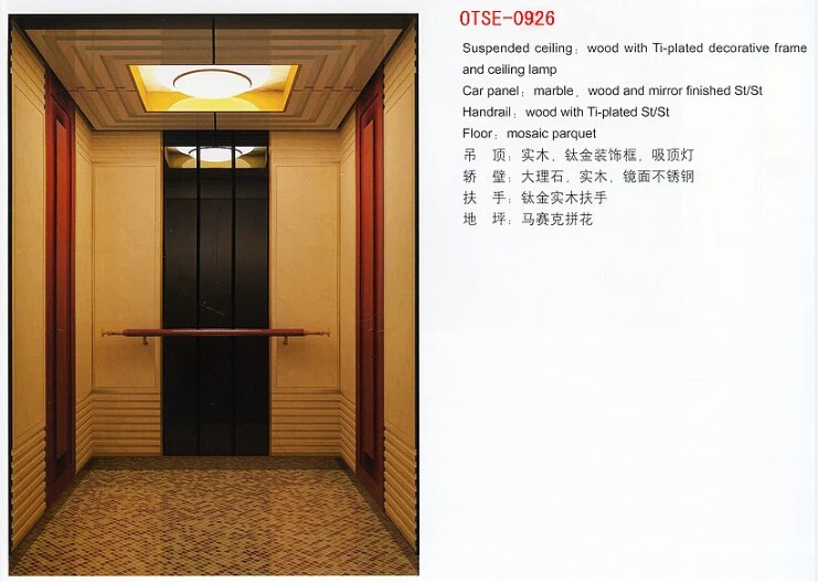 OTSE 8 person good price passenger lift elevator used for sale