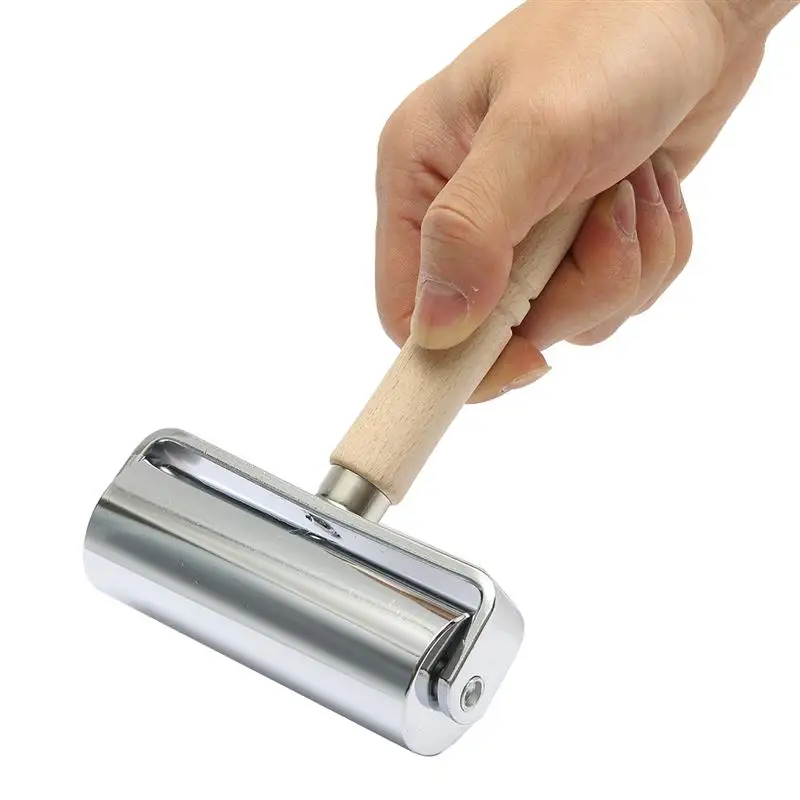 Glue Edges Laminating DIY Handmade Crease Tool Leather Craft Roller